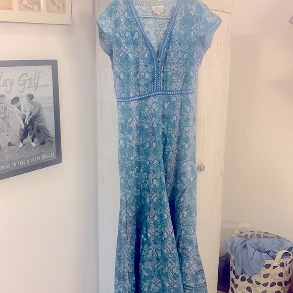 anokhi Dresses & Skirts - Anokhi summer maxi dress! Pair with juttis. XS size. Fits small well.
